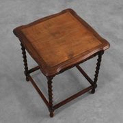 Table d'appoint ancienne en chêne français, vers 1900