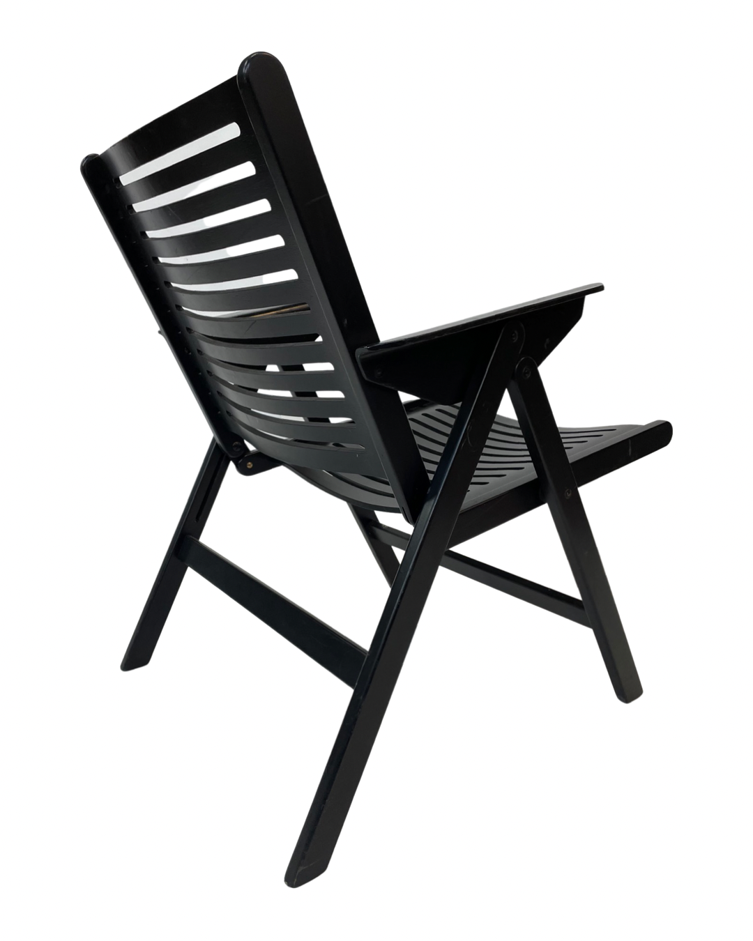 Niko Kralj Slovenian Rex Plywood Folding Chair for Stol 1950s in Black