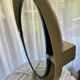 Large Oval Illuminated Swivelling Mirror Allibert A136 Vintage 70s Space A