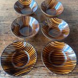 Set of 6 Sarreguemines cups