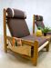Armchair and footrest Scandinavian