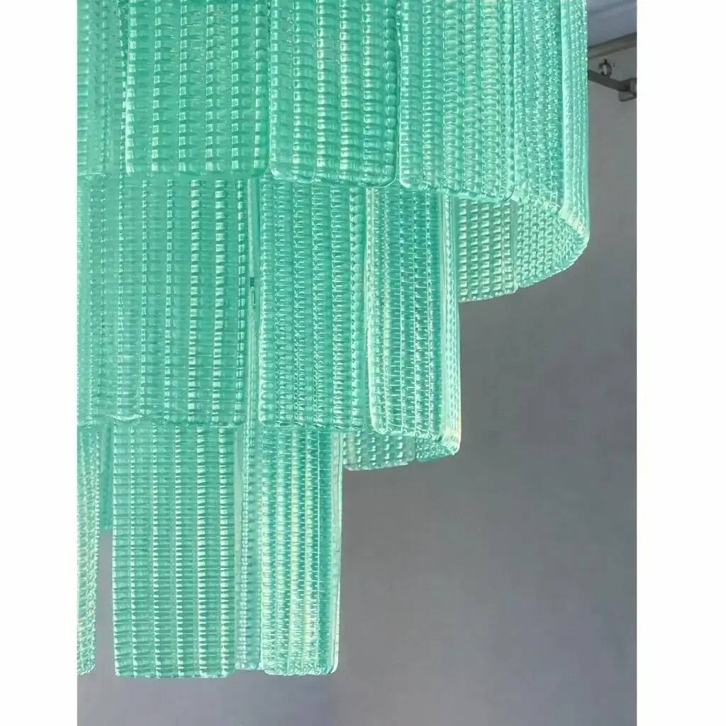 Italian Sea Green Murano Glass Sputnik Chandelier – Modern Mazzega Style