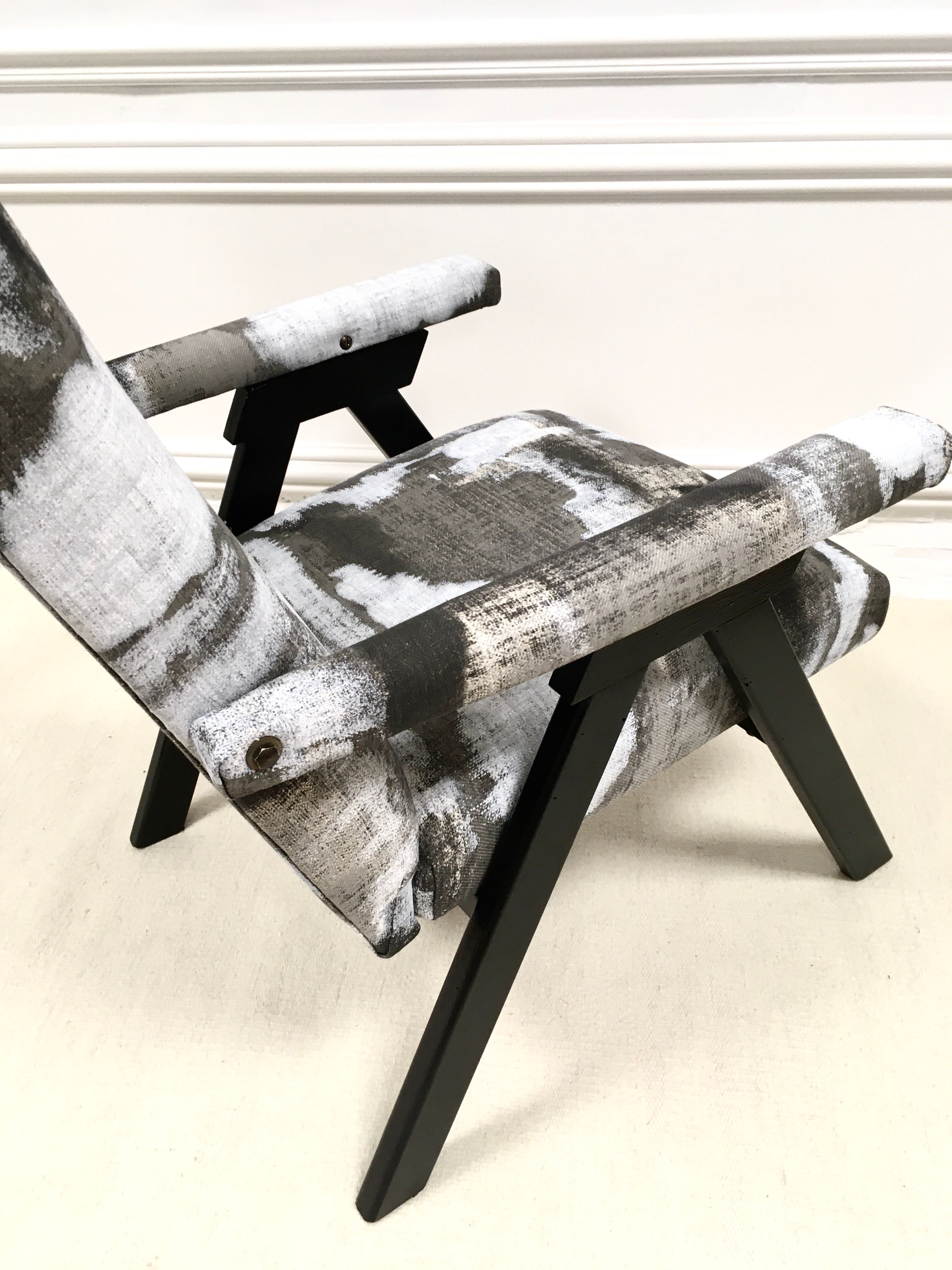 Restored Scandinavian armchair