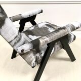 Restored Scandinavian armchair