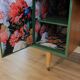 Restored office, 60/70 year, forest green and ancient flowers