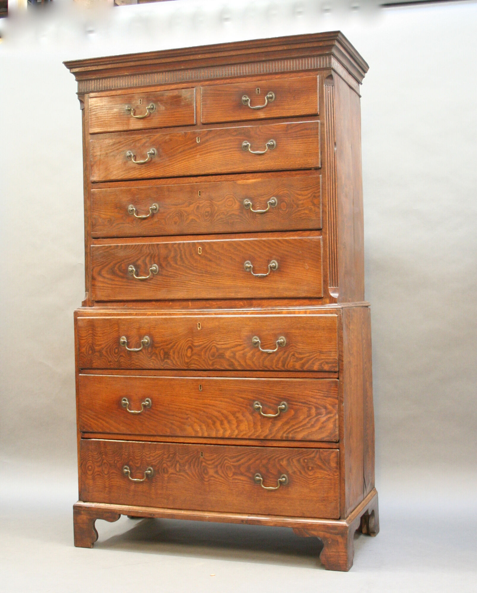 George 111 Tallboy Chest Of Drawers