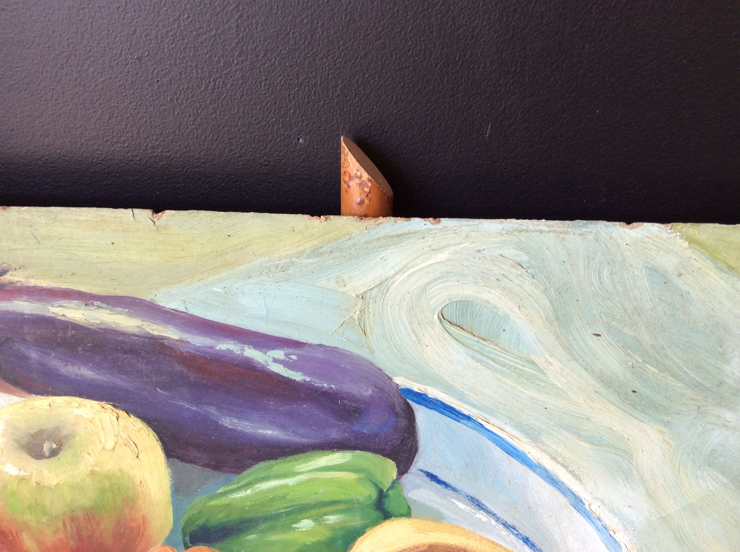 Still life painting fruits and vegetables