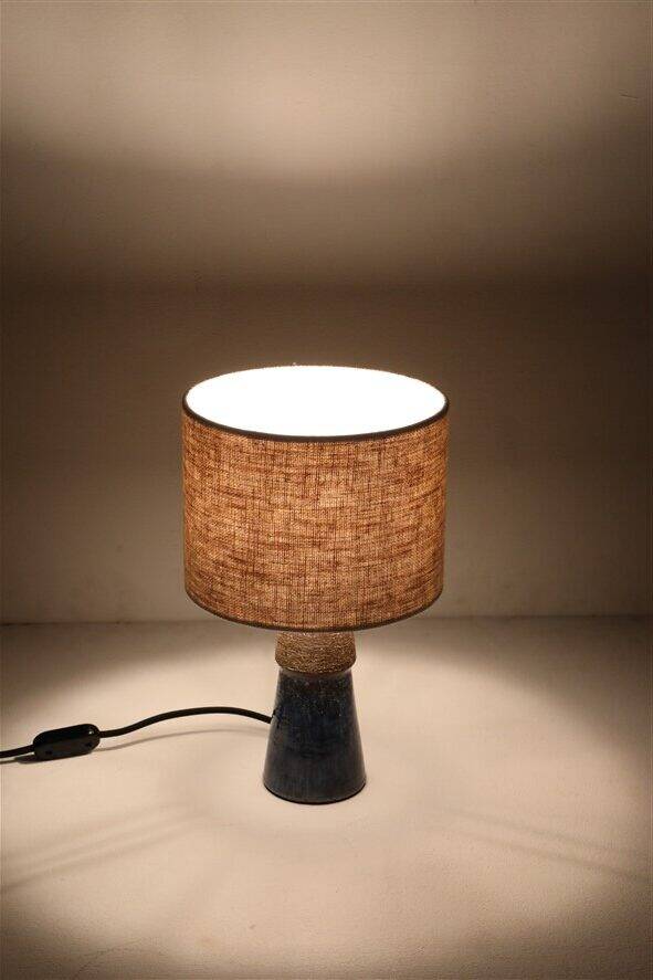 Mid-century Michael Andersen studio ceramic table lamp / handmade / Danish modern design / 1960s