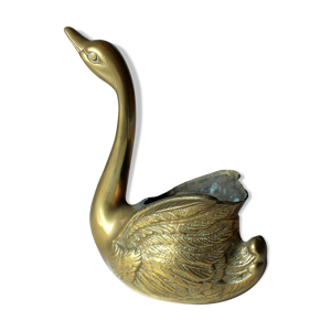 Cygne en laiton massif
