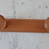Vintage beech wood hook 70s