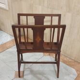 Porte revue ou partition en bois marqueté début XXe