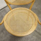 Thonet 210 R armchair in honey-coloured cane