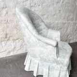 Fauteuil crapaud Jouy vert