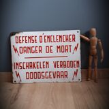 Authentic enameled plate defence start