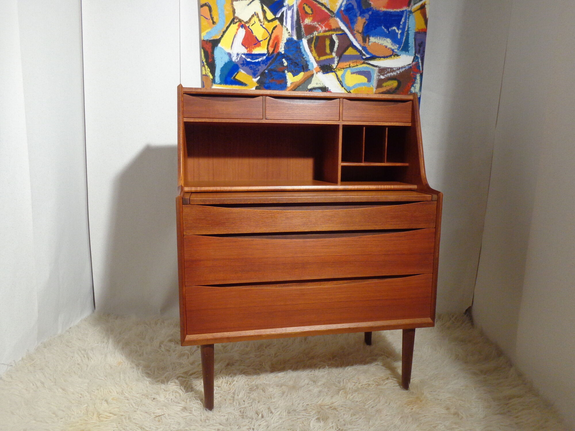 Secretary Arne Vodder Scandinavian produced by Olholm Møbelfabrik 1960