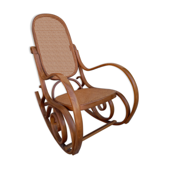 Rocking-chair canne by Luigi Crassevig Italy