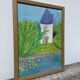 Tableau paysage moulin