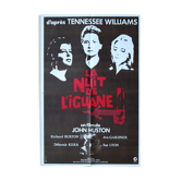 Original movie poster "The Night of the Iguana" John Huston, Ava Gardner