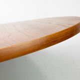 Round Danish Teak Dining Table, 1960s