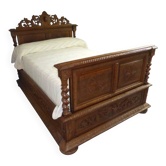 Old bed in Louis XIII Baroque style