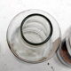 3 apothecary jars, antique blown glass pharmacy