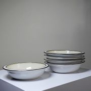 8 bols, assiettes creuses Denby England en grès, années 80-90
