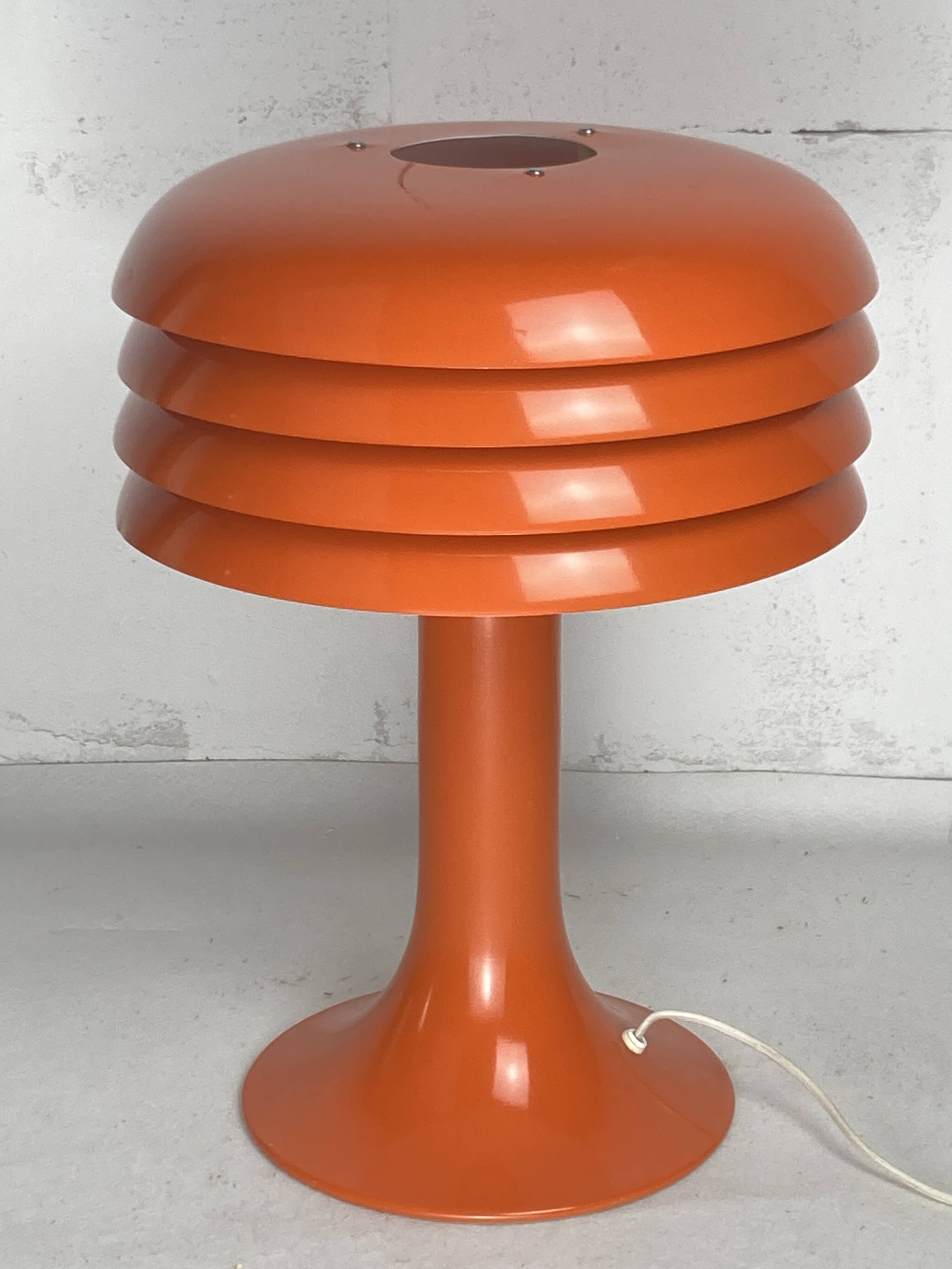 Large mushroom table lamp by Hans Agne Jakobsson model BN26, Sweden 1960s