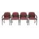 Set of four chairs, Italian design, 1980s, production: Italy
