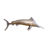 Large gold brass swordfish