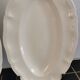 2 oval Sarreguemines ivory-colored bowls