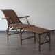 Chaise longue en rotin début 20ème