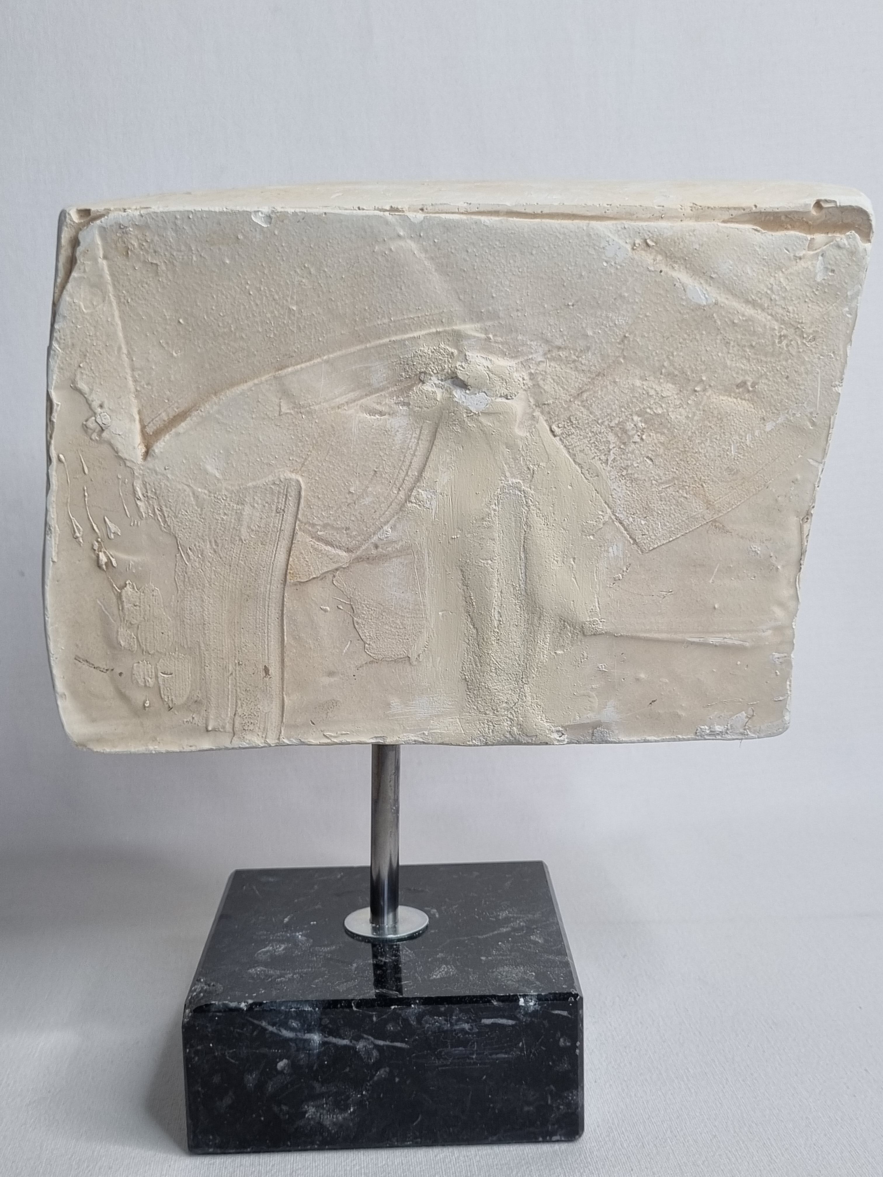 Eye of Michelangelo's "David", vintage cast after Brucciani, on base, 27 cm