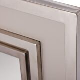 Chrome mirror 1980 s 110x110cm