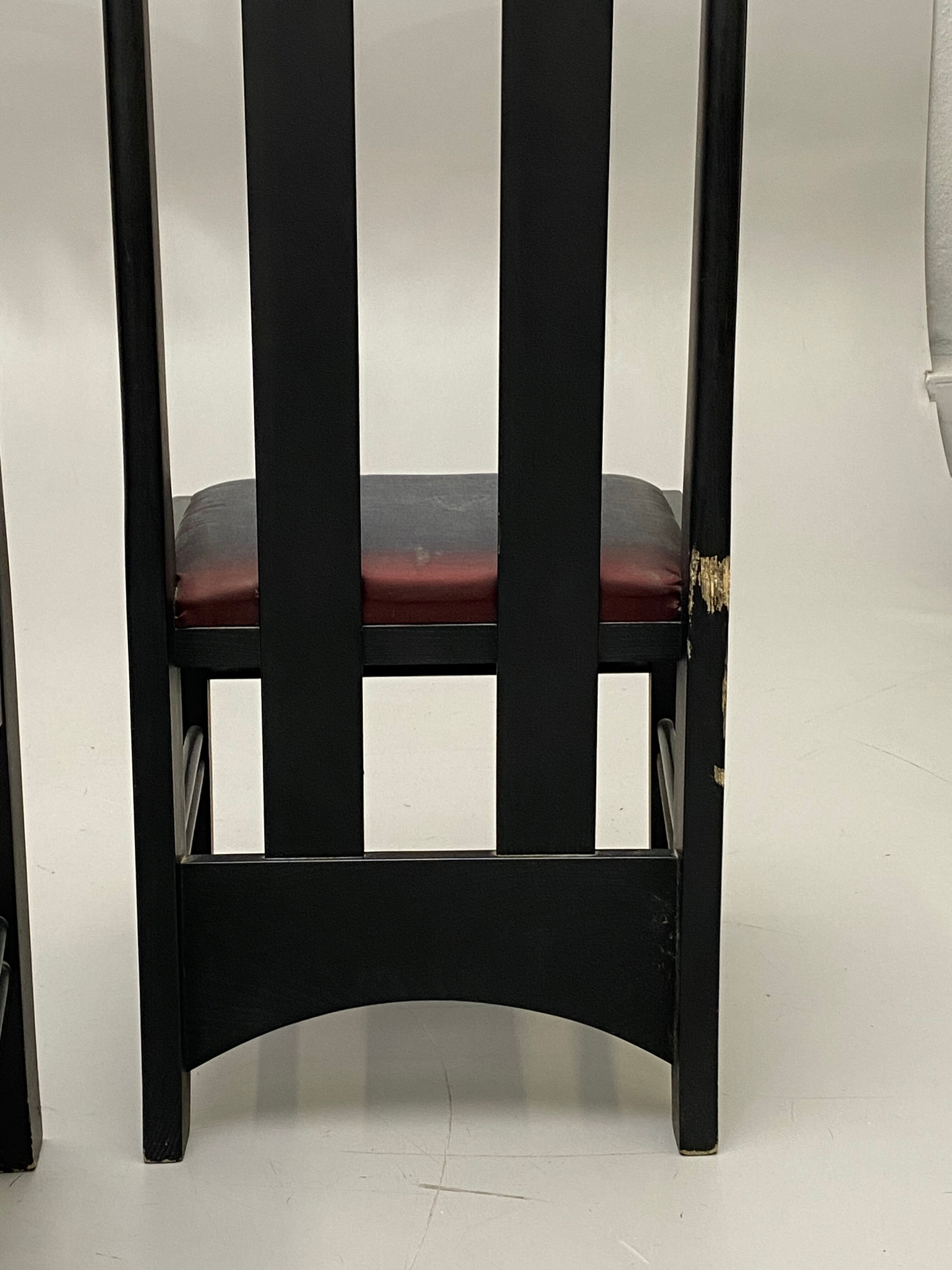 3 chairs Argile by Rennie Macintosh