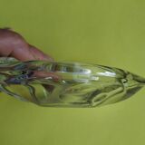 Triangular ashtray vintage glass