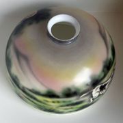 Suspension in vintage opaline.