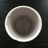 Vase signed iris decor