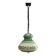 Suspension Monte-and-Lower 1970s in Floral Opaline Glass