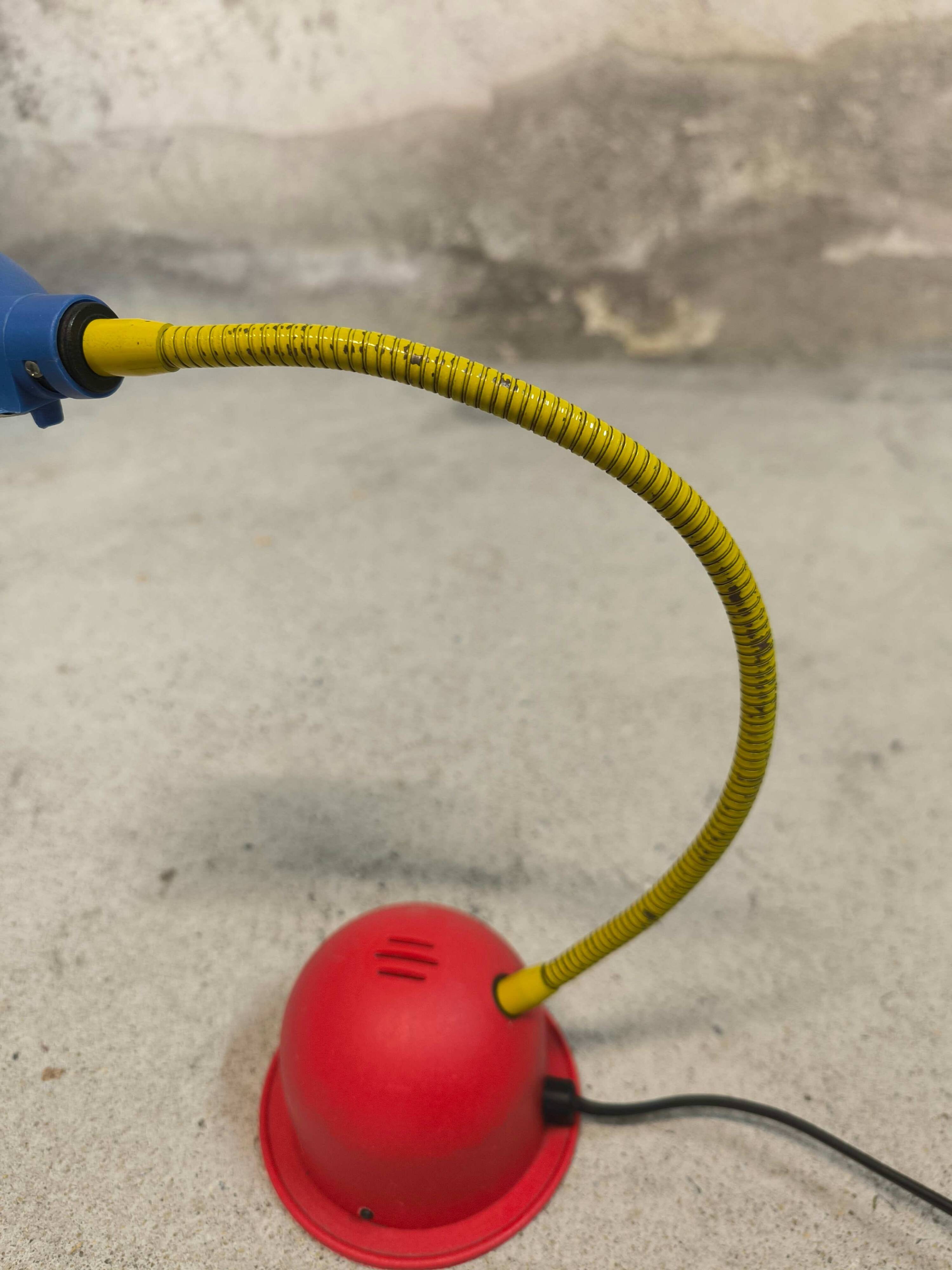 Vintage desk lamp Stilplast Memphis style
