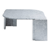 Table basse goutte en marbre gris, 1980s