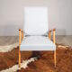 Blue Scandinavian armchair, 1950-1960