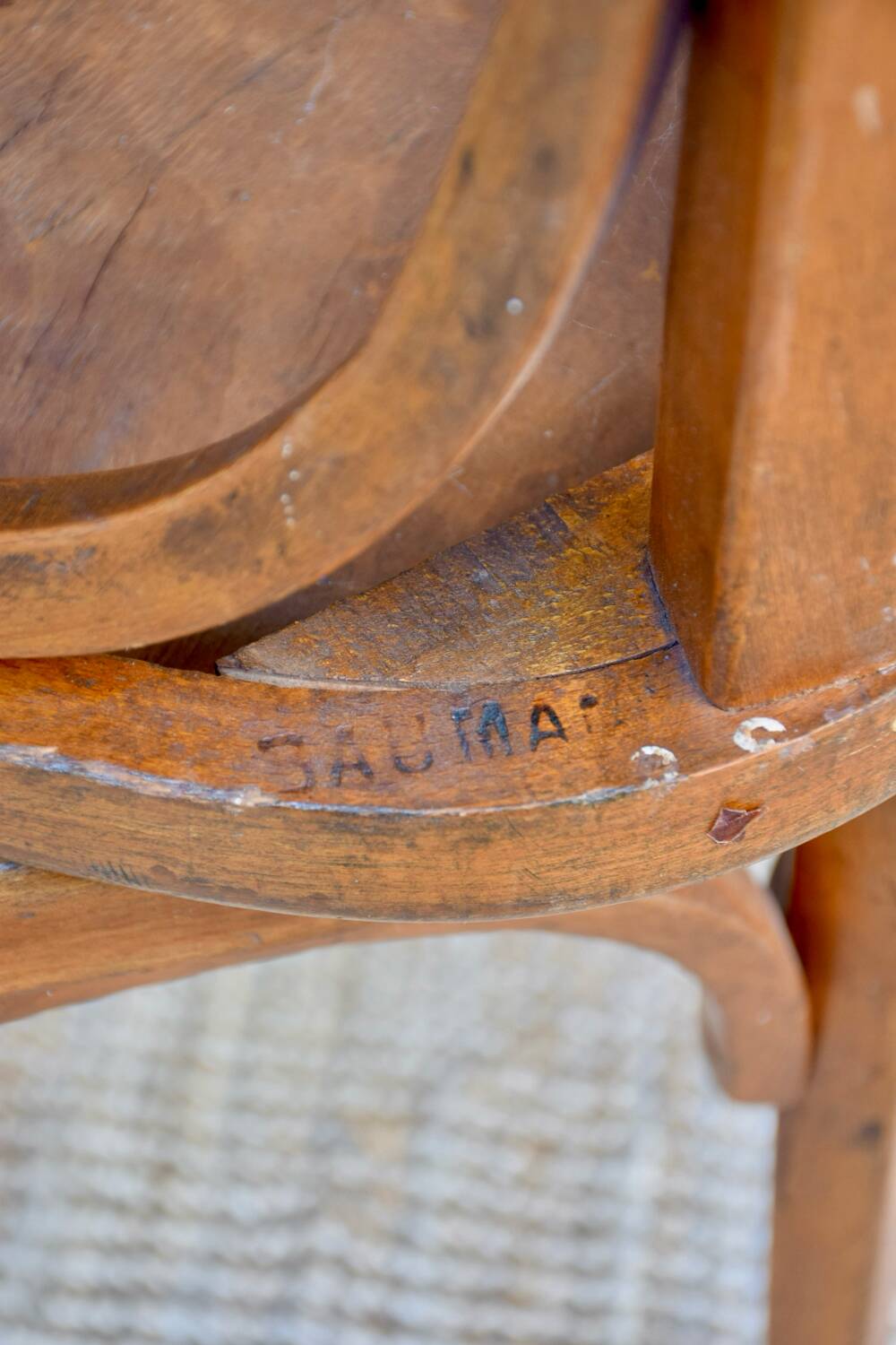 Duo of Baumann bistro chairs