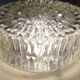 Round cleated vintage glass ceiling