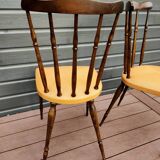 Paire de chaises bistrot vintage