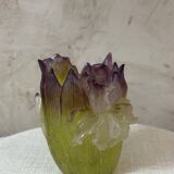 Vase pate de verre Daum
