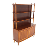 Scandinavian mahogany bookcase, Nya Eftr. Ehrlin Möbel AB, Sweden, 1950