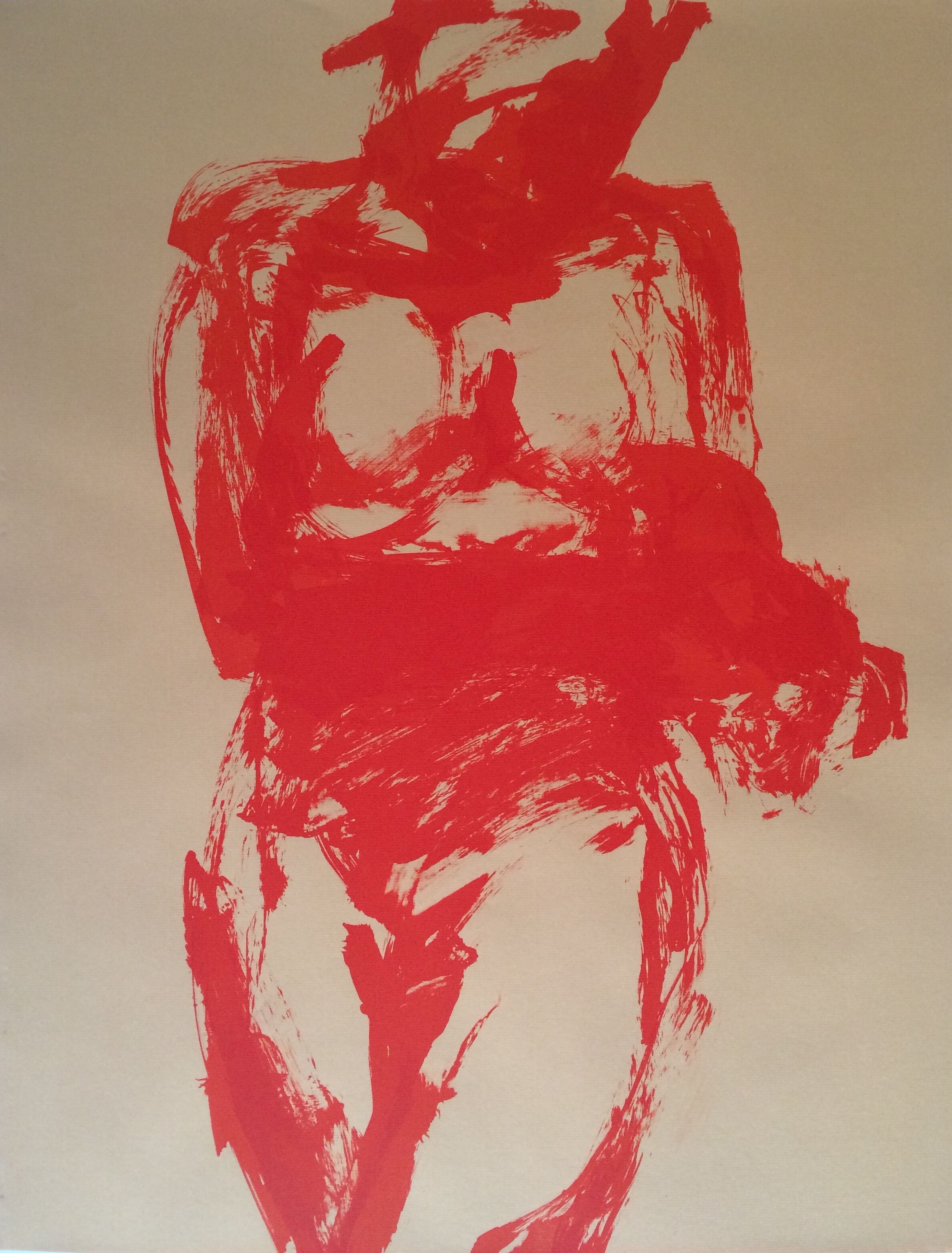 Original lithograph on paper by Claude Garache, untitled, circa 1970