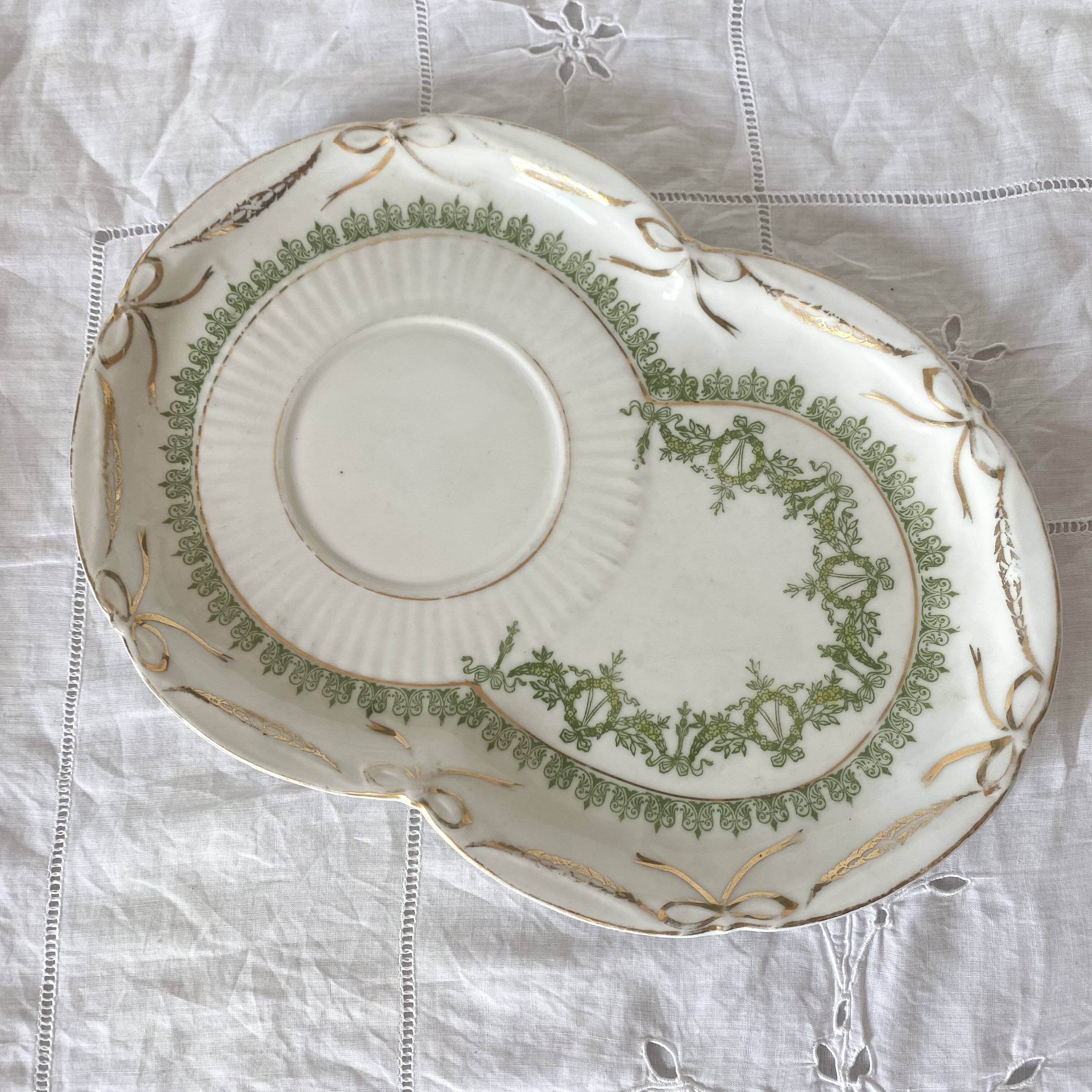 Selfish porcelain lunch plate