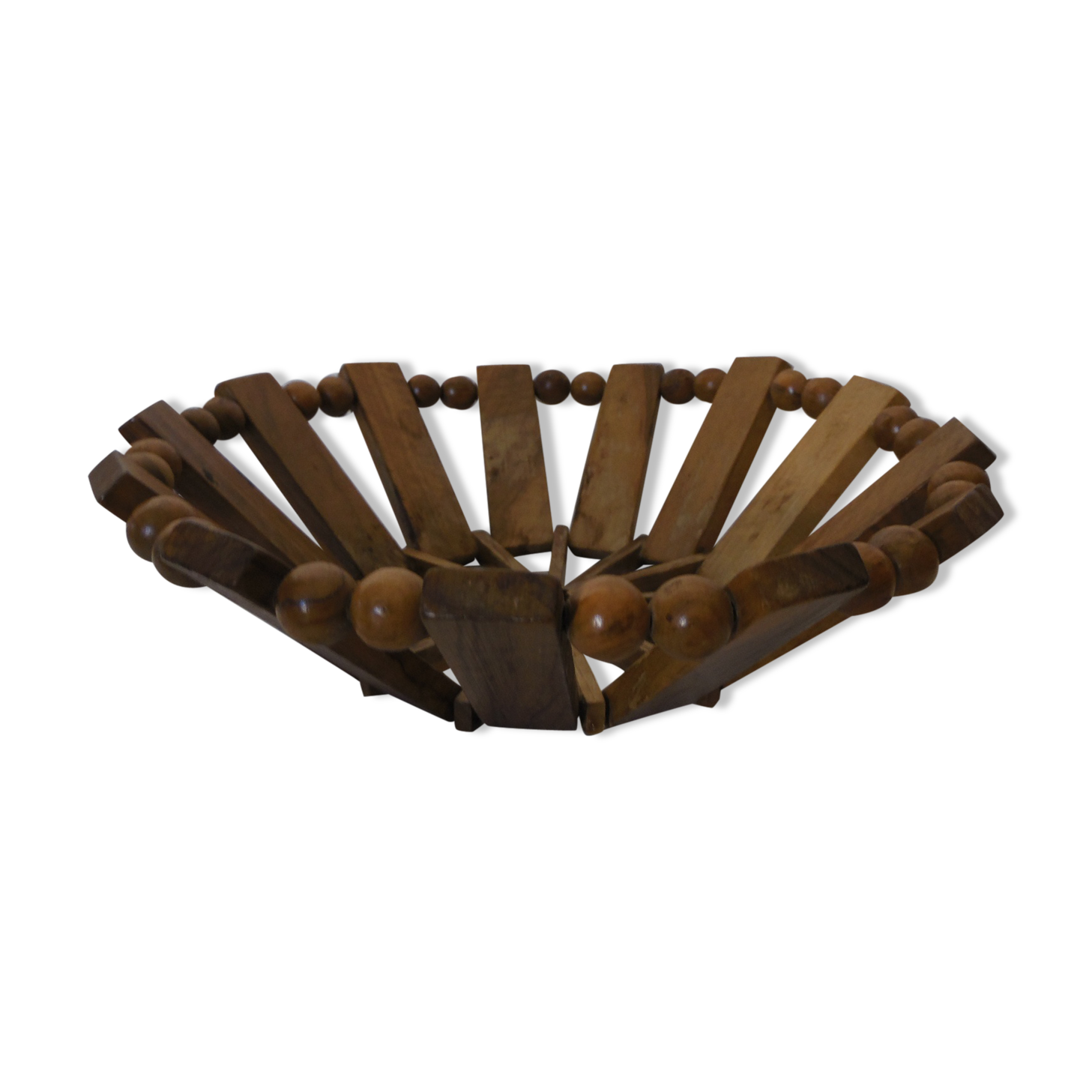 Wooden fruit basket