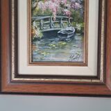 "Monet's Garden" painting by James Gaubert